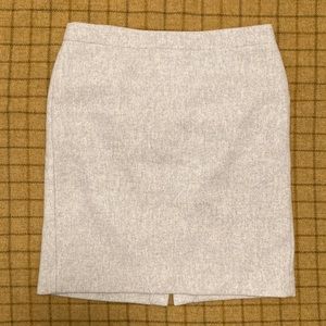J. Crew Light Gray Pencil Skirt